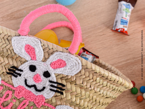 Personalized Easter Handmade Straw Basket: A Unique and Special Gift